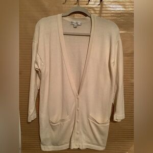 GEOFFREY BEENE~CREAM~CARDIGAN~ TOPPER